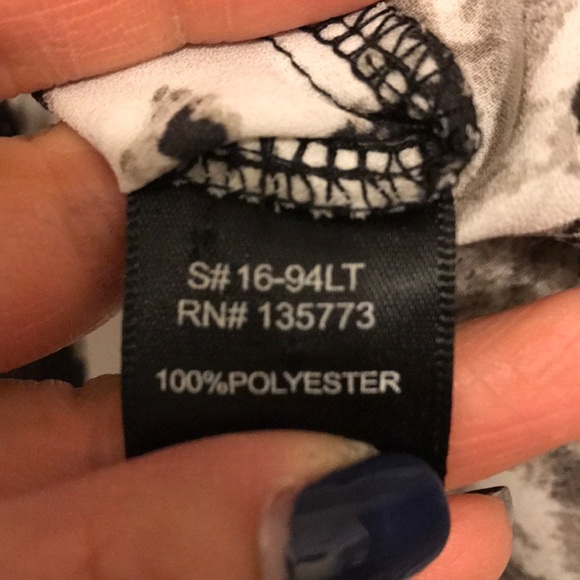 "Olivaceous" Multi Pattern Open Back Blouse - Picture 3 of 3